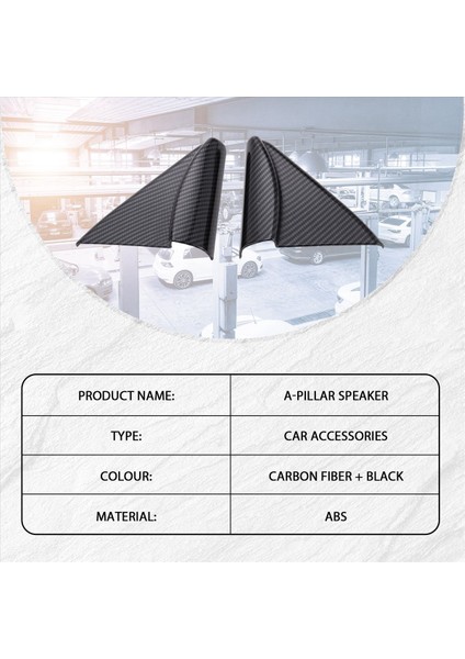 Nissan Navara Için NP300 2016-2021 Karbon Fiber Otomobil Iç A-Pillar Hoparlör Boynuz Kapağı Döşeme Çerçevesi Sticker Aksesuarları (Yurt Dışından) fırsatları