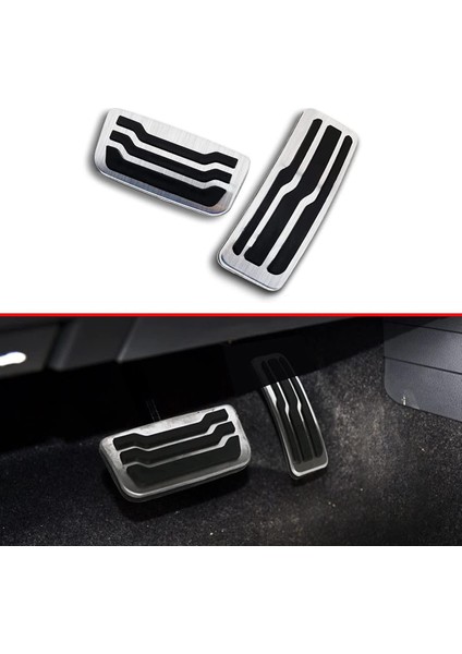 Ford Ranger Everest Için Paslanmaz Çelik Araç Pedalları 2015-2020 Hızlandırıcı Yakıt Gaz Pedalı Pedalı Kapağı Antiskid Pad 2pcs (Yurt Dışından) modelleri