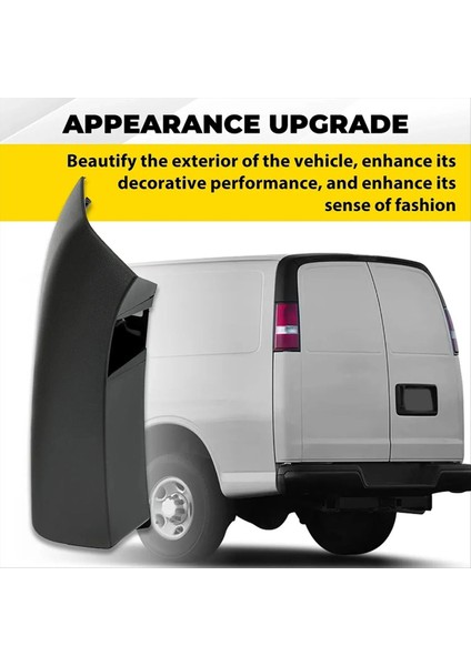 Express Savana 2003-2021 Için Sol Arka Dış Sürücü Tarafı Kalıplama Aplike 15215525 (Yurt Dışından) modelleri