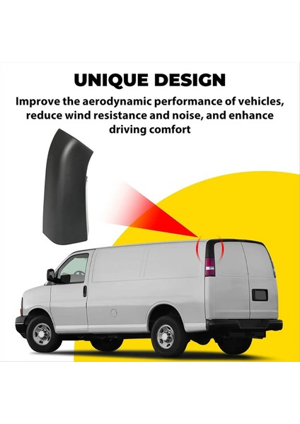 Express Savana 2003-2021 Için Sol Arka Dış Sürücü Tarafı Kalıplama Aplike 15215525 (Yurt Dışından) fırsatları