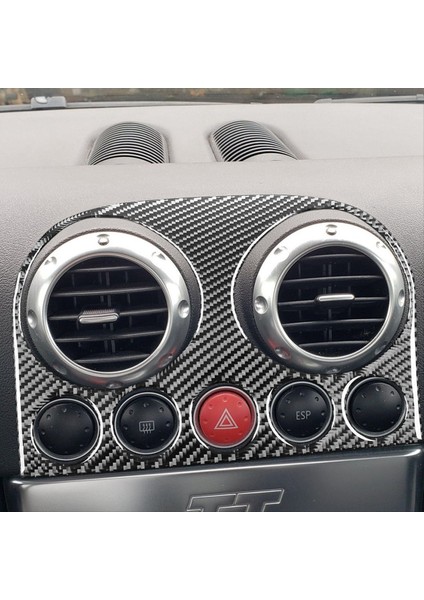 Audi Tt 8n 2001-2006 Merkezi Kontrol Hava Havalandırma Kapağı Döşeme Çıkartma Etiket Iç Aksesuarları Için Karbon Fiber (Yurt Dışından) indirimleri