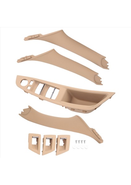 Rhd Araba Iç Kapı Kolu Iç Kapı Paneli -Bmw 5 Serie F10 F11 520 525 Bej Rhd Için (Yurt Dışından) modelleri