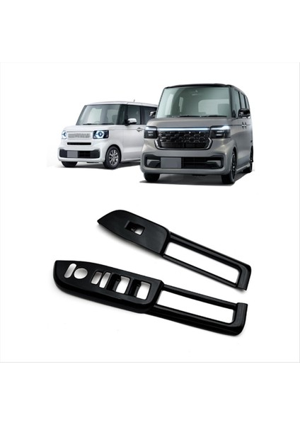 Araba Penceresi Cam Asansör Düğmesi Trim Anahtarı Kapak Kapısı Kol Dayama Paneli Honda N-Box Jf5 Jf6 2023 Parlak Siyah (Yurt Dışından) fiyatları