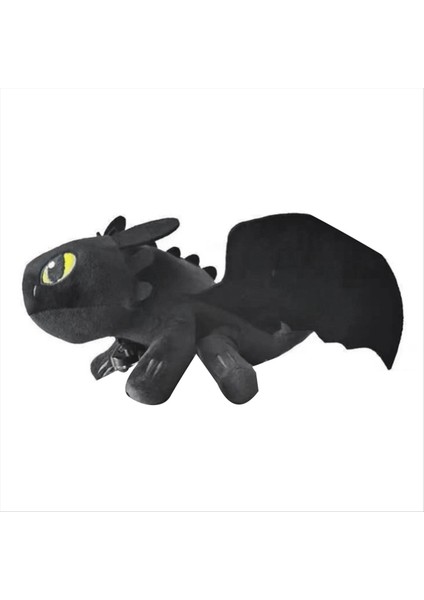 Ejderha Dişsiz Küçük Uçan Dragon Bebek Dekor Araba Motosiklet Kaskı Trim Hızlı Sürüm 27CM A (Yurt Dışından)