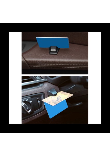 2x Çok Fonksiyonlu Kart Bilet Tutucu Otomatik Araba Kimliği Ic Klip Siyah Gösterge Tablosu Kapı Yapıştırıcı Klipsleri Araba Stil (Yurt Dışından) fiyatları