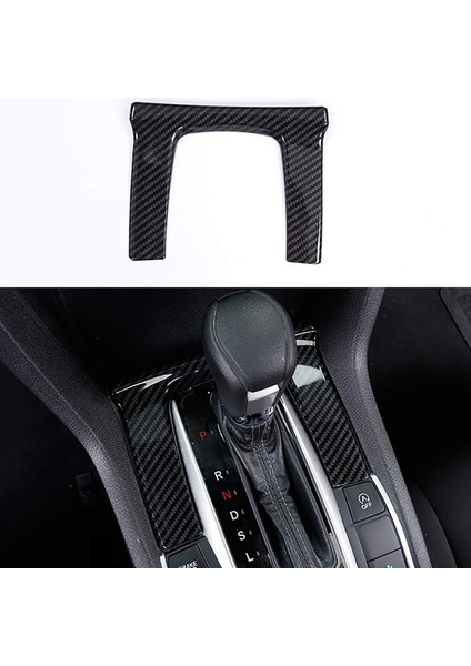 Abs Karbon Fiber Merkezi Konsol Vardiya Dişli Paneli Çerçeve Kapak Honda Civic 10TH 2016-2019 Gen Otomatik Şanzıman (Yurt Dışından) fiyatları