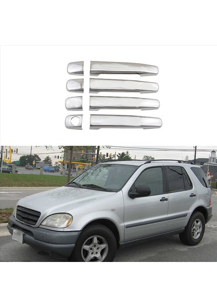 8x Yan Kapı Kolu Kapağı 1998-2005 Için Uygun Mercedes ml Sınıfı W163 ML320 / ML350 / ML500 (Yurt Dışından) fiyatları