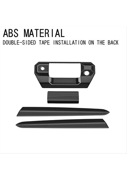 Araba Arka Bagaj Kapısı Döşeme Şeritleri Gövde Sapı Toyota Tacoma Için Trim Şeritler 2024 Bagaj Kapağı Dekorasyon Çıkartmaları Parlak Siyah (Yurt Dışından) modelleri