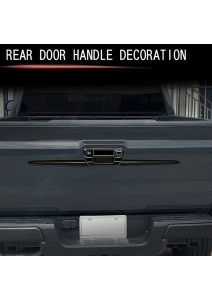 Araba Arka Bagaj Kapısı Döşeme Şeritleri Gövde Sapı Toyota Tacoma Için Trim Şeritler 2024 Bagaj Kapağı Dekorasyon Çıkartmaları Parlak Siyah (Yurt Dışından) fırsatları