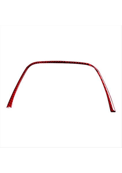 Honda Civic Için 2006-2011 Kırmızı Karbon Fiber Hız Tezgahı Üst Panel Çıkartma Trim (Yurt Dışından)