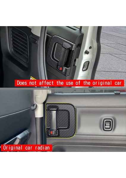 Suzuki Spacia Özel MK04 2017-2024 Araba Orta Kapı Iç Tutar Çerçeve Döşeme Sticker Karbon Fiber (Yurt Dışından) modelleri