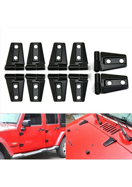 2007-2017 Jeep Wrangler Jk Jku Araç Aksesuarları Için 20X Hood &amp Door Menteşe Kapağı (Yurt Dışından) fırsatları