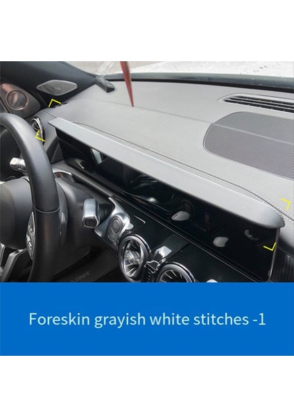 Dash Navigasyon Gölgelendirme Kapak Trim Mercedes-Benz Eqc/glb/eqb/eqa/gla/cla-A/b-Sınıf 19-24 Merkez Ekran Vizör Plakası A (Yurt Dışından) modelleri