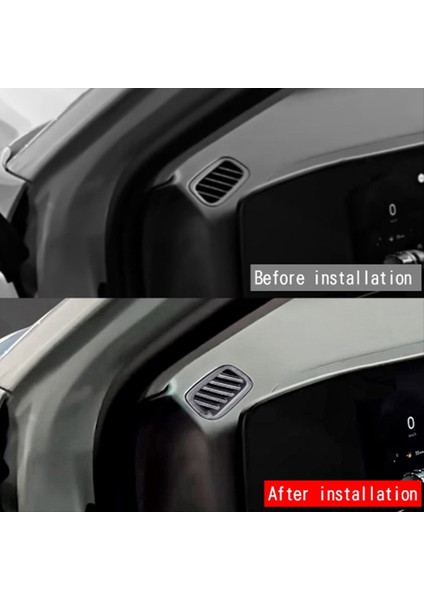 Araba Ön Hava Havalandırma Gösterge Tablosu Klima Çıkış Çerçeve Kapak Döşeme Hyundai Kona 2024+ Ahşap Tahıl (Yurt Dışından) modelleri