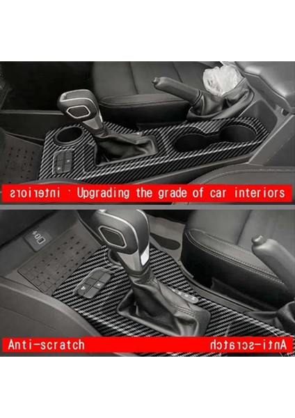 Ford Ranger 2021-2024 Karbon Fiber Mekanik El Freni Rhd Için Araba Merkezi Dişli Vites Vites Paneli Trim Kapak Çıkartmaları (Yurt Dışından) modelleri