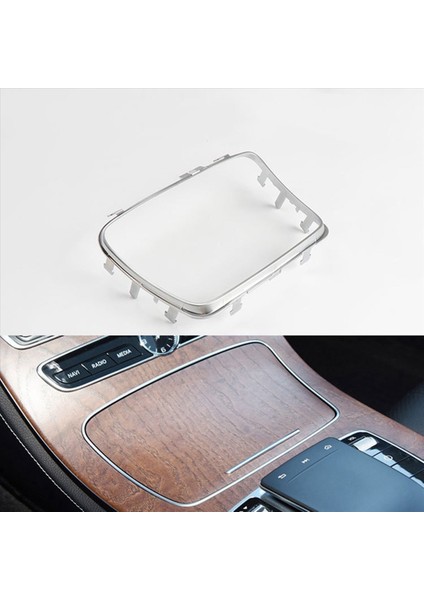 Benz E-Serisi W213 Için 3x 2015-2019 Su Kupası Tutucu Elektrapan Trim Şeridi Kültray Kapağı ve Parlak Şerit 2136830500 (Yurt Dışından) fiyatları