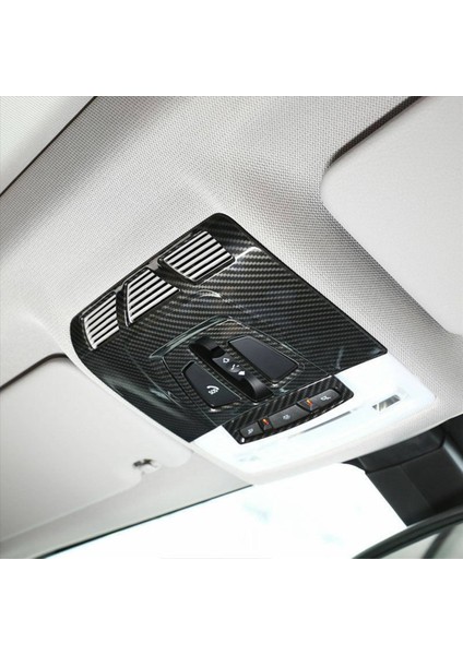 3x Karbon Fiber Ön Okuma Işık Paneli Kapak Bmw Için Trim Dekorasyon Kapağı 1/2/3 Serisi F20 F45 F30 F34 X5 F15 X6 F16 (Yurt Dışından) modelleri