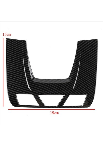 3x Karbon Fiber Ön Okuma Işık Paneli Kapak Bmw Için Trim Dekorasyon Kapağı 1/2/3 Serisi F20 F45 F30 F34 X5 F15 X6 F16 (Yurt Dışından) fırsatları