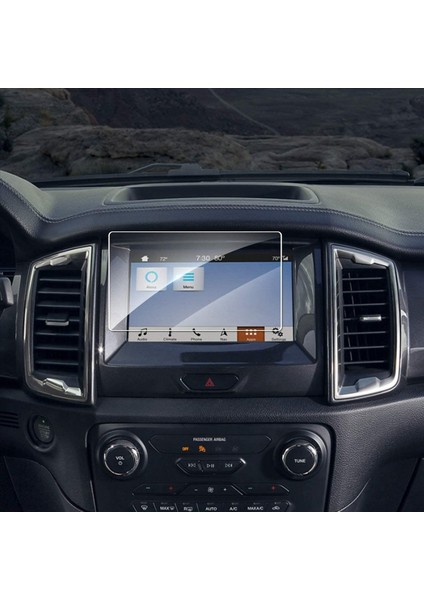 2x Araba Tpu Navigasyon Ekran Koruyucu Film Trim Ford Ranger Everest 2015 2016 2017 2018 2019 2020 2021 (Yurt Dışından) modelleri