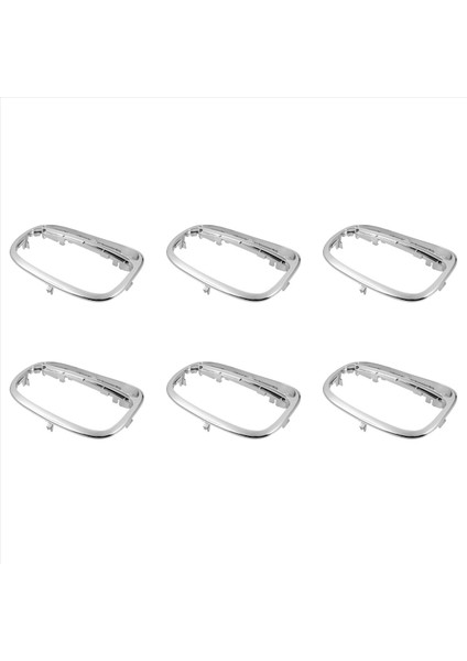 6x Merkez Kayma Trim Kapak Vites Dişli Kapak Paneli Trim Çerçeve Benz C Sınıfı W203 C230 C320 D106 (Yurt Dışından)