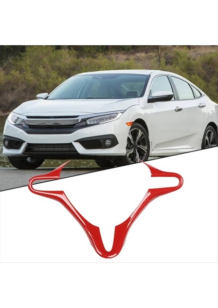 Direksiyon Simidi Çekirdeği Iç Sticker Karbon Fiber Abs Honda Civic 8th 2006+ (Yurt Dışından) indirimleri