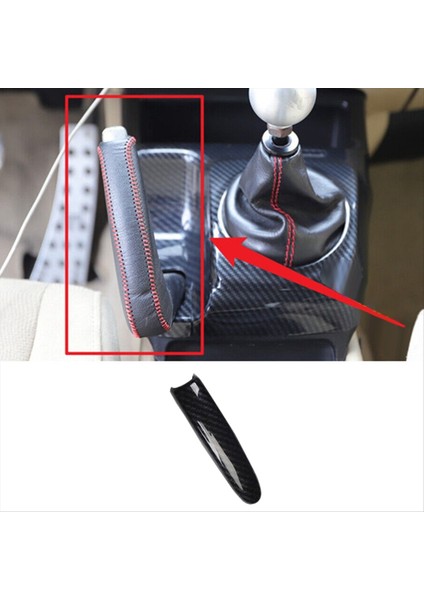 Honda Civic 2006-2011 Için Karbon Fiber Merkezi Konsol El Freni Kapak Şeridi Döşeme (Yurt Dışından) fırsatları