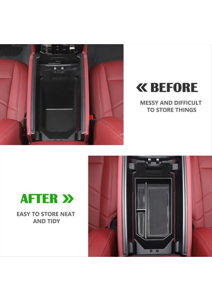 Bmw 5 Serisi G60 2024 Iç Aksesuarlar Için Orta Konsol Koltuk Kutusu Organizer Tepsi Depolama Kutusu (Yurt Dışından) fırsatları