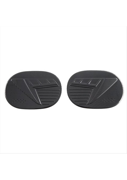 2pcs Yakıt Deposu Kapağı Gaz Yakıt Kapağı ve Şarj Kapağı Süslemesi Dekoru Karbon Fiber Rengi Byd Contası / Byd Atto 4 Için (Yurt Dışından)