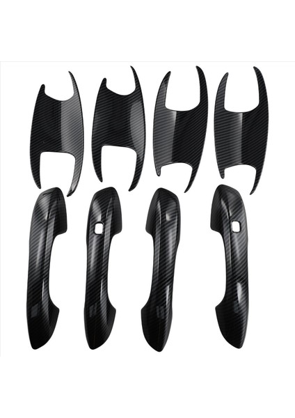 Dış Kapı Kolu Kapağı Kapağı ve Kase Döşeme Koruyucu Karbon Fiber Byd Tang Arayın (Yurt Dışından)