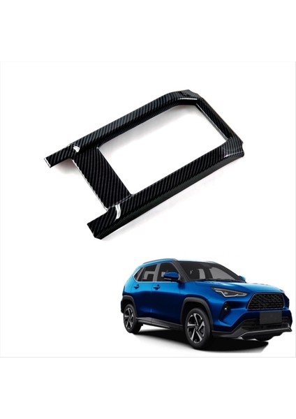 Toyota Yaris Cross 2024 Rhd Karbon Fiber Merkez Konsolu Su Kupası Tutucu Kapak Trim Iç Aksesuarlar (Yurt Dışından) fırsatları