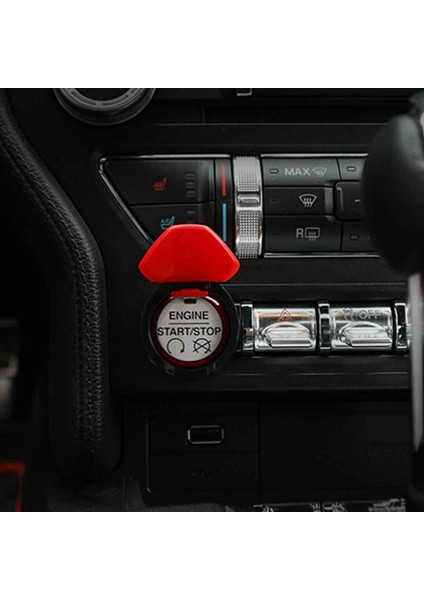 2x Araba Kontak Anahtar Düğmesi Kapak Ateşleme Motoru Başlatma Durak Düğmesi Kapak Ford Mustang 2015 2016 2017 2018 (Yurt Dışından) fırsatları