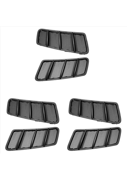 6x Yan Kaput Hava Havalandırma Izgara Kapağı Mercedes-Benz Için W166 ml Gl Sınıfı 2012-2015 1668800105 1668800205 (Yurt Dışından)