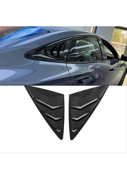 Siyah Arka Yan Havalandırma Çeyrek Pencere Kançık Deklanşör Kapağı Trim Byd Seal / Byd Atto 4 (Yurt Dışından) fiyatları