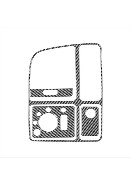 Chevy Silverado Için Karbon Fiber 1500 1999-2002 Merkez Konsol Sürücü Yan Hava Çıkış Havalandırma Kapak Trim Aksesuarları B (Yurt Dışından)