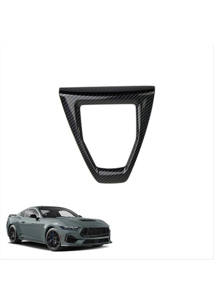 Ford Mustang 2024 Iç Aksesuarlar Için Orta Konsol Dişli Vites Paneli Kapak Döşeme Karbon Fiber mt (Yurt Dışından) indirimleri