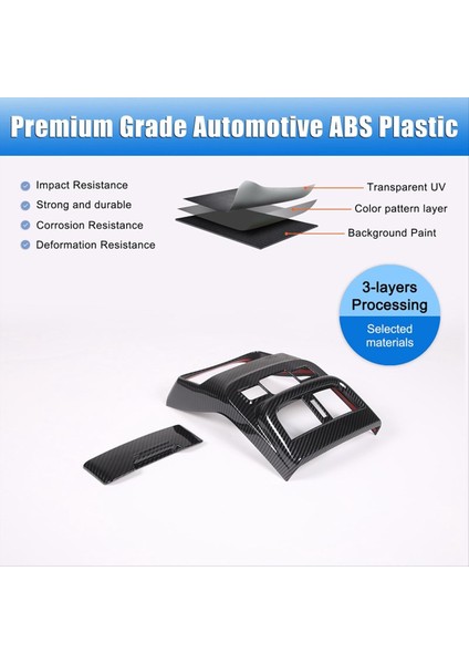 Subaru Outback 2021 2022 2023 Anti Kick Kapak Koruyucu Aksesuarlar Karbon Fiber (Yurt Dışından) indirimleri