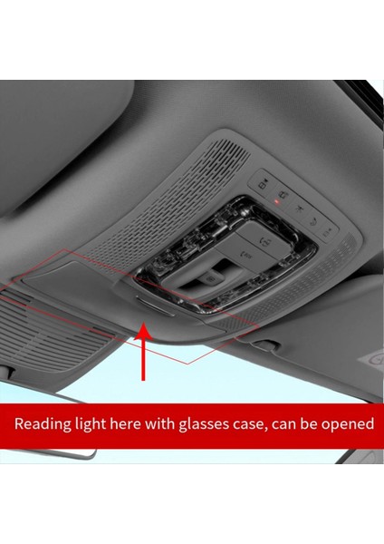 2pcs Araba Iç Okuma Işık ve Gözlükler Kılıf Döşeme Çerçevesi Sticker Mercedes Benz A B Cla Glb Eqa Gla Gls 2019-2024 (Yurt Dışından) indirimleri