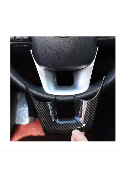 Toyota Fortuner 2016-2022 Araç Aksesuarları Iç Mekanları Için Araba Iç Direksiyon Simidi Trim Kapak Çıkartmaları -B (Yurt Dışından) fırsatları