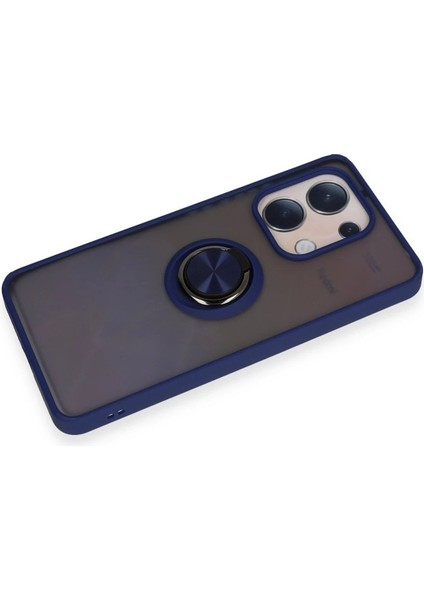 Xiaomi Redmi Note 13 4g Kılıf Montreal Yüzüklü Silikon Kapak - Lacivert fırsatları