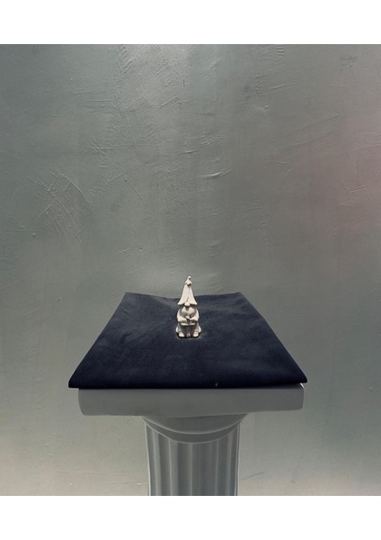 Welcome" Yazılı Minyatür Cüce Figürü – 11X6 cm Sevimli ve Misafirperver Dekoratif