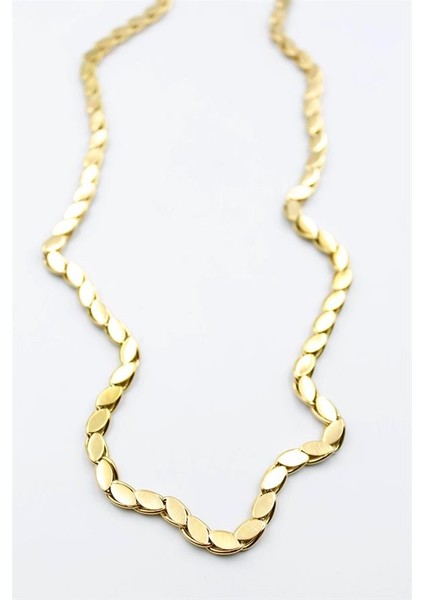 Arpa Zincir Kolye -60CM - Altın