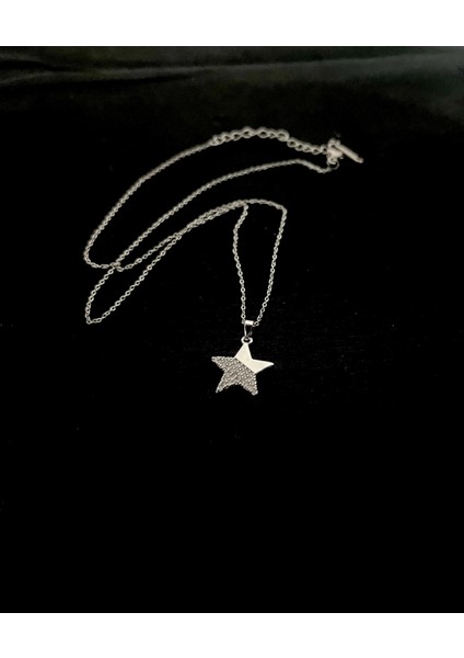 Çelik Yıldız Kolye modelleri