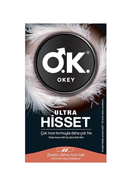 Okey Prezervatif Ultra Hisset 10'lu (4 Adet)