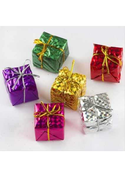 12'li Hediye Paketi Figürlü Yılbaşı Ağaç Süsü