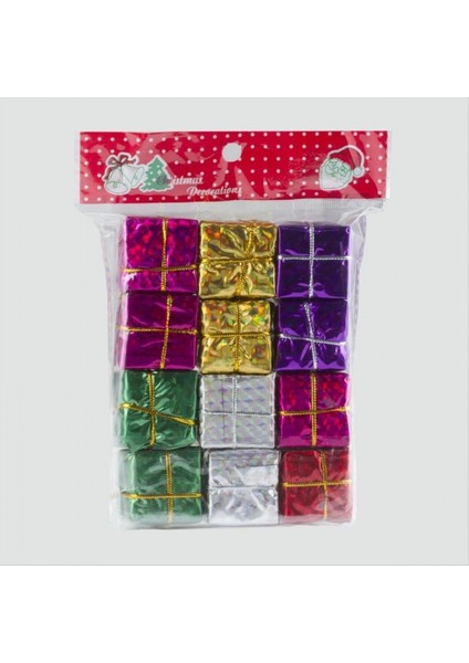 12'li Hediye Paketi Figürlü Yılbaşı Ağaç Süsü fiyatları