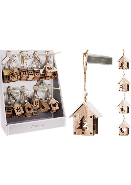 Askılı Dekoratif Ev Kontraplak