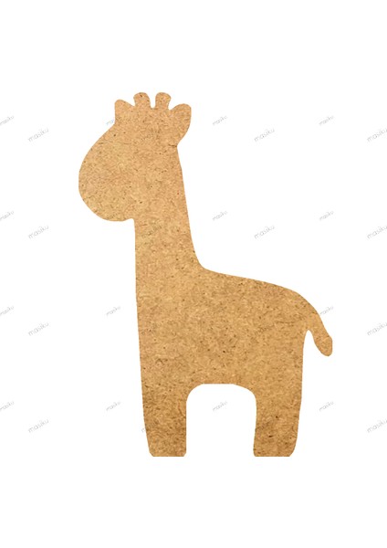 10'lu Paket Ahşap Duvar Dekoru - ST_0057 - 6 x 8 cm