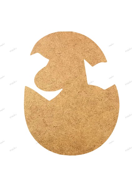 10'lu Paket Ahşap Duvar Dekoru - ST_0069 - 6 x 8 cm