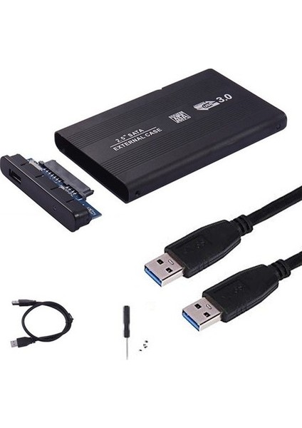 Sata 2.5" USB 3.0 Harici SSD Harddisk Taşınabilir HDD Kutusu Siyah modelleri