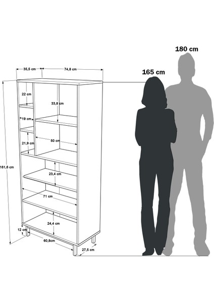 Bohem Mutfak Kiler Dolabı Mikrodalga 3 Kapaklı Raflı Metal Ayaklı Beyaz BOH9A-W indirimleri